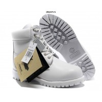 Timberland 6 Inch Premium Waterproof Boots (Ghost White)