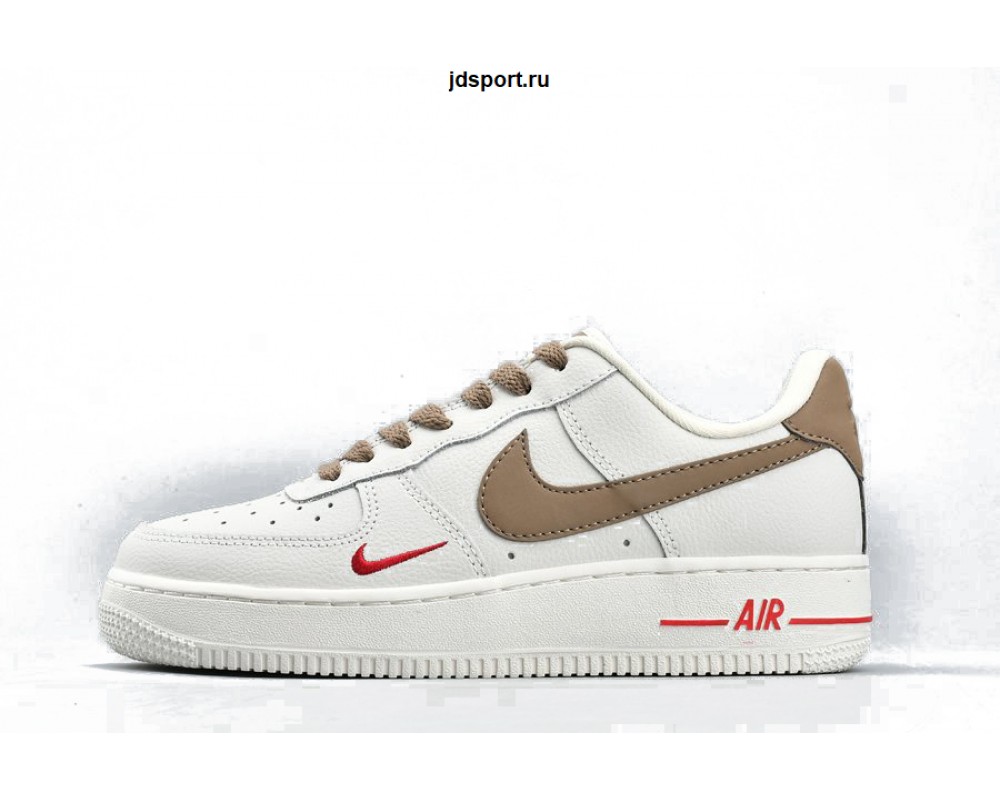 light brown and white air force 1