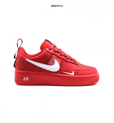 Кроссовки Nike Air Force 1 '07 LV8 Utility красные