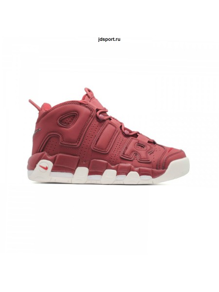 Кроссовки NIKE AIR MORE UPTEMPO бордовые