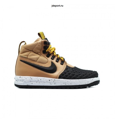 Кроссовки NIKE LUNAR FORCE 1 DUCKBOOT 17 коричневые с черным