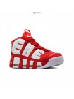 Кроссовки NIKE AIR MORE UPTEMPO красные, белые