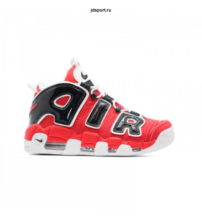 Кроссовки NIKE AIR MORE UPTEMPO красные, черные