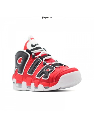 Кроссовки NIKE AIR MORE UPTEMPO красные, черные