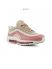 Кроссовки Nike Air Max 97 Leather розовые, белые, коричневые