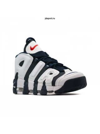 Кроссовки NIKE AIR MORE UPTEMPO синие, белые