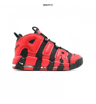 Кроссовки NIKE AIR MORE UPTEMPO красные, черные