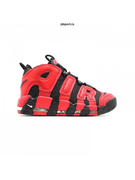 Кроссовки NIKE AIR MORE UPTEMPO красные, черные