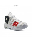 Кроссовки NIKE AIR MORE UPTEMPO белые, красные, синие