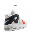 Кроссовки NIKE AIR MORE UPTEMPO белые, красные, синие