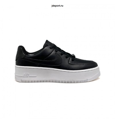 Кроссовки Nike Air Force AF-1 черно-белые