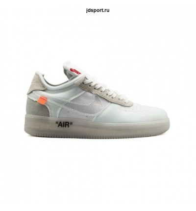 Кроссовки NIKE AIR FORCE X OFF WHITE белые