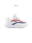 Кроссовки FILA RAY белые, красные, синие