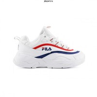 Кроссовки FILA RAY белые, красные, синие