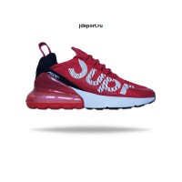 Кроссовки Nike Air Max 270 Supreme красные