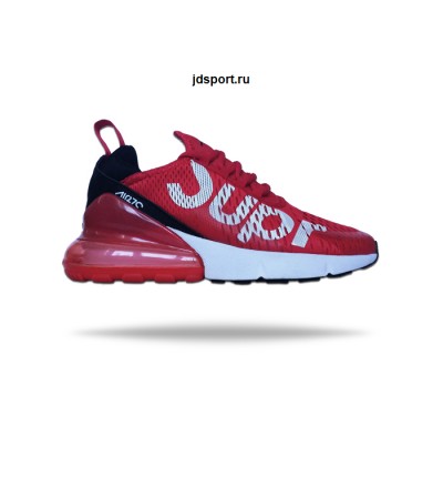 Кроссовки Nike Air Max 270 Supreme красные