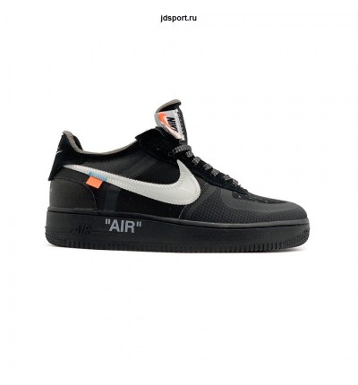 Кроссовки NIKE AIR FORCE X OFF WHITE черный