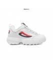 Кроссовки FILA DISRUPTOR 2 белые с красным