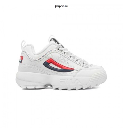 Кроссовки FILA DISRUPTOR 2 белые с красным