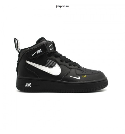 Кроссовки NIKE AIR FORCE 1 07 MID LV8 черные