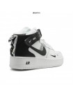 Кроссовки Nike Air Force 1 07 Mid LV8 белые, черные