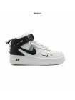 Кроссовки Nike Air Force 1 07 Mid LV8 белые, черные