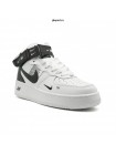 Кроссовки Nike Air Force 1 07 Mid LV8 белые, черные