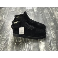 Мужские Adidas Tubular Черные с мехом  