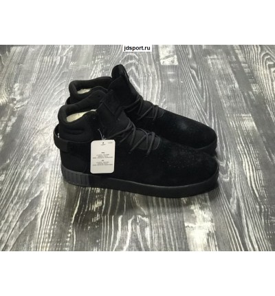 Adidas Tubular Черные с мехом